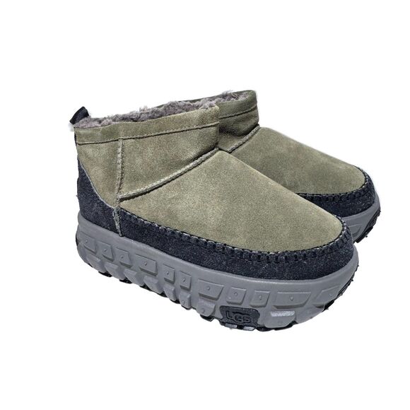 UGG Venture Daze Ultra Mini Olive Gray Boots 1158200 Men’s 5 / Women’s 6 NEW - Picture 1 of 9